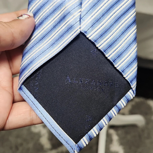 Alexandre London Striped Tie - Picture 5 of 7